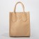 Bag Female Tout with zipper, beige color