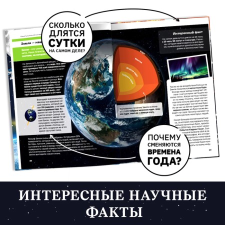 Encyclopedia in solid binding "Secrets of Cosmos", 128 p.-3
