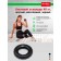 BRADEX Rush Espander, 40 kg, round massage, black