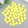 Buttons plastic on the midnight "Bulk yellow" 1.3x1.3 cm set 50 pcs 2x5x5.5 cm