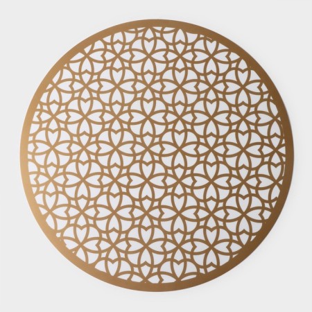 Serving napkin on the table "charm", 38 × 38 cm, metallic color brown