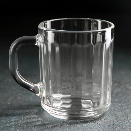 Glass Retro glass mug, 200 ml-1