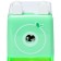 Mechanical grinding grinder with a classic container green
