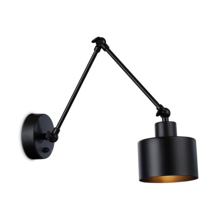 Wall lamp with a switch in the style of Ambrella Light, Traditional, TR8148, E27, Black Color