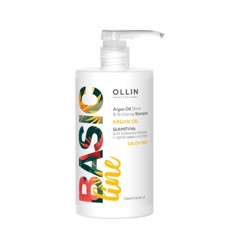 OLLIN BASIC Line Argan Oil Shine & Brilliance shining and shine,