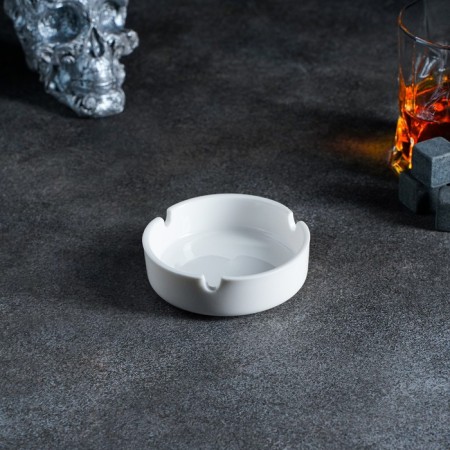 Porcelain porcelain Magistro "Blanche", d = 8.7 cm, white color-3