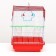 Creator for birds is a square equipped, 30 x 23 x 39 cm, red