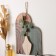 Decorative wood hooks "Abstraction. Flower in a vase" 1.5x19.2x23.3 cm
