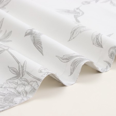 Set of pillowcase SL Home Flowers 70*70+3 cm - 2 pcs, satin, 140 g/m2, 100% cotton-5