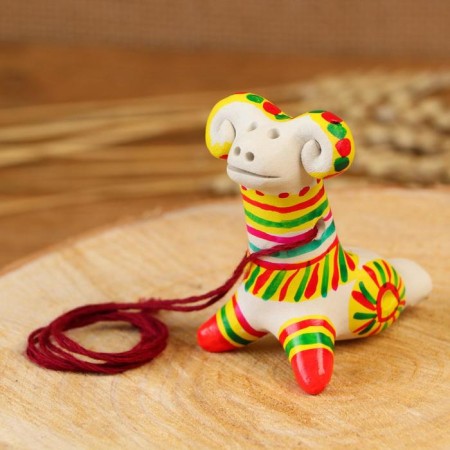 Filimonovskaya toy - whistle "Baran"