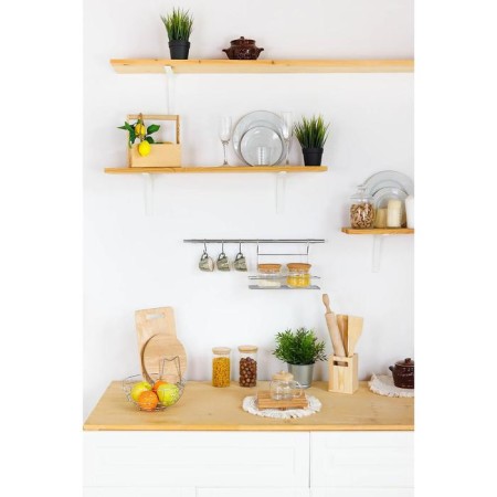 TEKNO-TEL Railing System for the kitchen, 6 items, chromium color-6