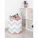 Basket for toys "Classic zigzags, size 35x35 cm