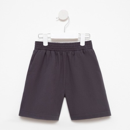 Set for a boy (shirt, shorts) minku: Cotton Collection color gray, height 134-11