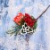Decor "Winter Charm" Berries Christmas tree Greens 23 cm