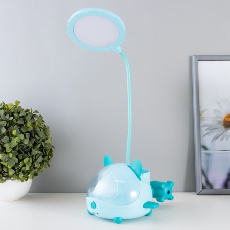 Board Lamp "Cute Bear" LED 3.5W USB AKB Blue 12x15x32 cm Risalux