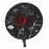 Shard Foil Circle 18 "Happy Birthday. Pirate Party", Black Color