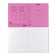 Notebook 12 litas in a cage with a plastic cover on the A5+, Erichkrause "Coverprio Neon", pink
