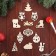 A set of workpieces for creativity "New Year jewelry 2025", 12 pcs, 4.5 x 4.5 cm