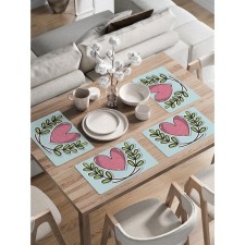 A set of napkins with a photo print, size 30x46 cm, 4 pcs