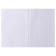 A4 notebook, 80 sheets, in a cage on a crest, Velvet, plastic cover, block 65 g/m2, white