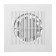 Exhaust Zein Lof-10, D = 100 mm, 220 V, 15 W, with blinds, white