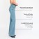 Women's jeans with Minaku arrow, blue color, size 46