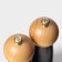 A set of mills for spices Magistro Ollander, 2 pcs, 27 cm, black color