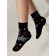 Children's socks with drawings Conte Kids Sof-Tiki, size 16, black color, red color