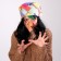 Carnival set "Baba Yaga", loking scarf, wig, nose