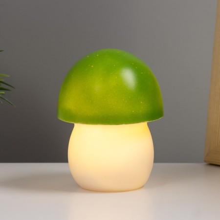 Nightlight "fungus" LED 3HLR44 white-green 8x8x13 cm Risalux-1