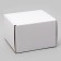 Self -assembly box, craft, white 27 x 27 x 15 cm