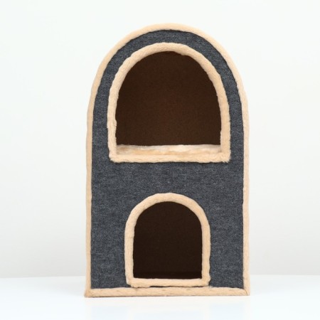 Harfield cat house, 43 x 41 x 72 cm, carpet-1