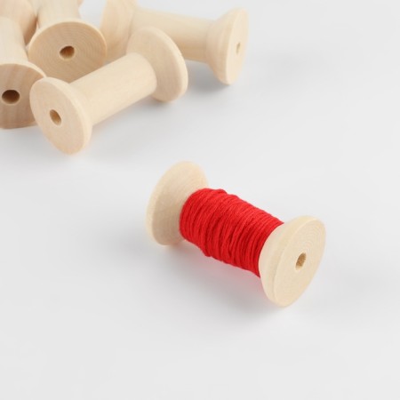 A set of wooden coils without a coating, 5 pcs, d = 3 × 5 cm-3