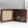 Key closed "map" 26.5x31.5 cm nut