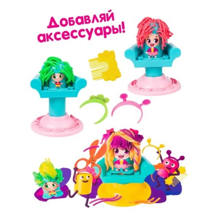 Набор для детской лепки «Студия причесок»-4