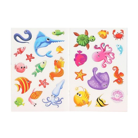A brochure with stickers "Underwater World"-4