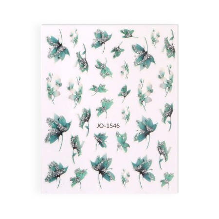 Nail stickers "Freshness", green color-3
