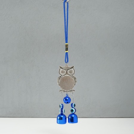 Suspension from the evil eye "Filin with bells" 4x23 cm-2