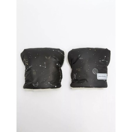 Clus on the handle of the stroller Snowy Travel, the color is black space-2