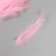 Pen decorative goose down "Direct pink" set 40 pcs h = 10-15 cm