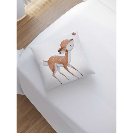 Decorative pillowcase "Bambi deer", on a zipper, size 45x45 cm-1