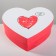 A set of boxes 3 in 1, gift packaging, “with love”, 16 x 14 x 6 cm –22 x 20 x 9 cm