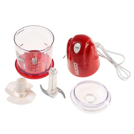 Grinder Centec CT-1391, Chopper, Plastic, 350 W, 0.5 L, Red-1