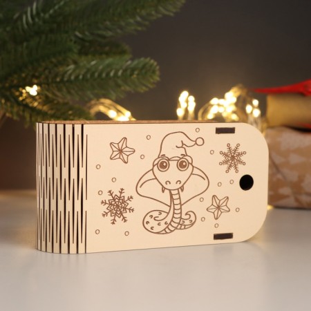 New Year's box "Snake" 13x7x4