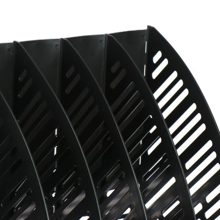 Vertical paper tray, 5 sections, black-1
