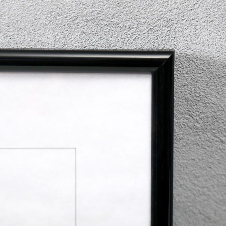 Photo frame plastic 40x60 cm black (508) (plastic screen)-1