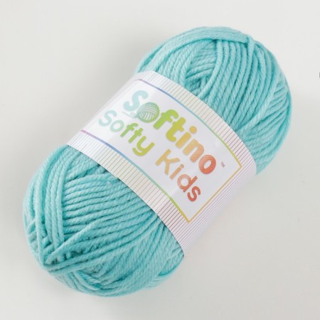 Yarn 100% acrylic "Softy Kids" 90m ± 5m 50 g Color 16 bright blue-1