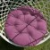 Billy swing pillow, diameter 60 cm, pale pink color