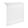 The screen for the Zein Delta-Max cast-iron radiator, 590x610x160 mm, 6 sections, metal, white