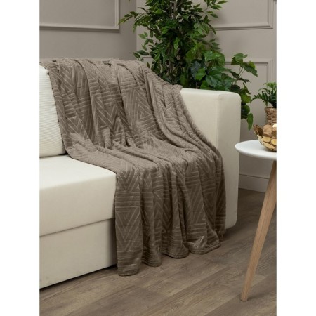 Texrepublic blanket, size 150x200 cm, brown color-2